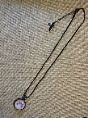 Plunder Rainbow Pendant Necklace - Antique Gold Chain